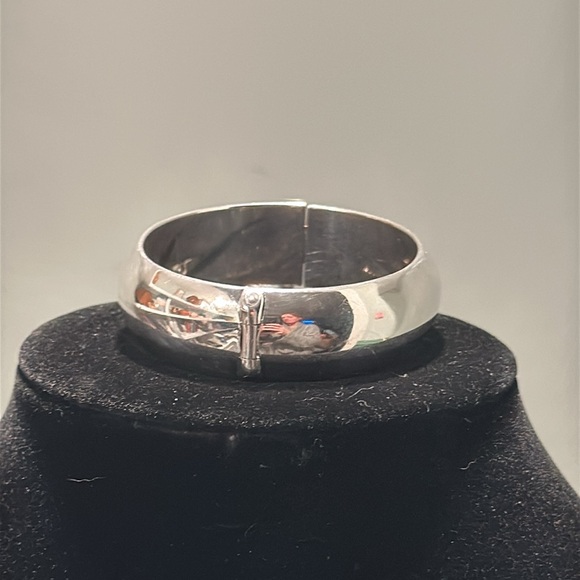 Vintage E. Dragsted Sterling Silver Bangle Cuff - Picture 2 of 9